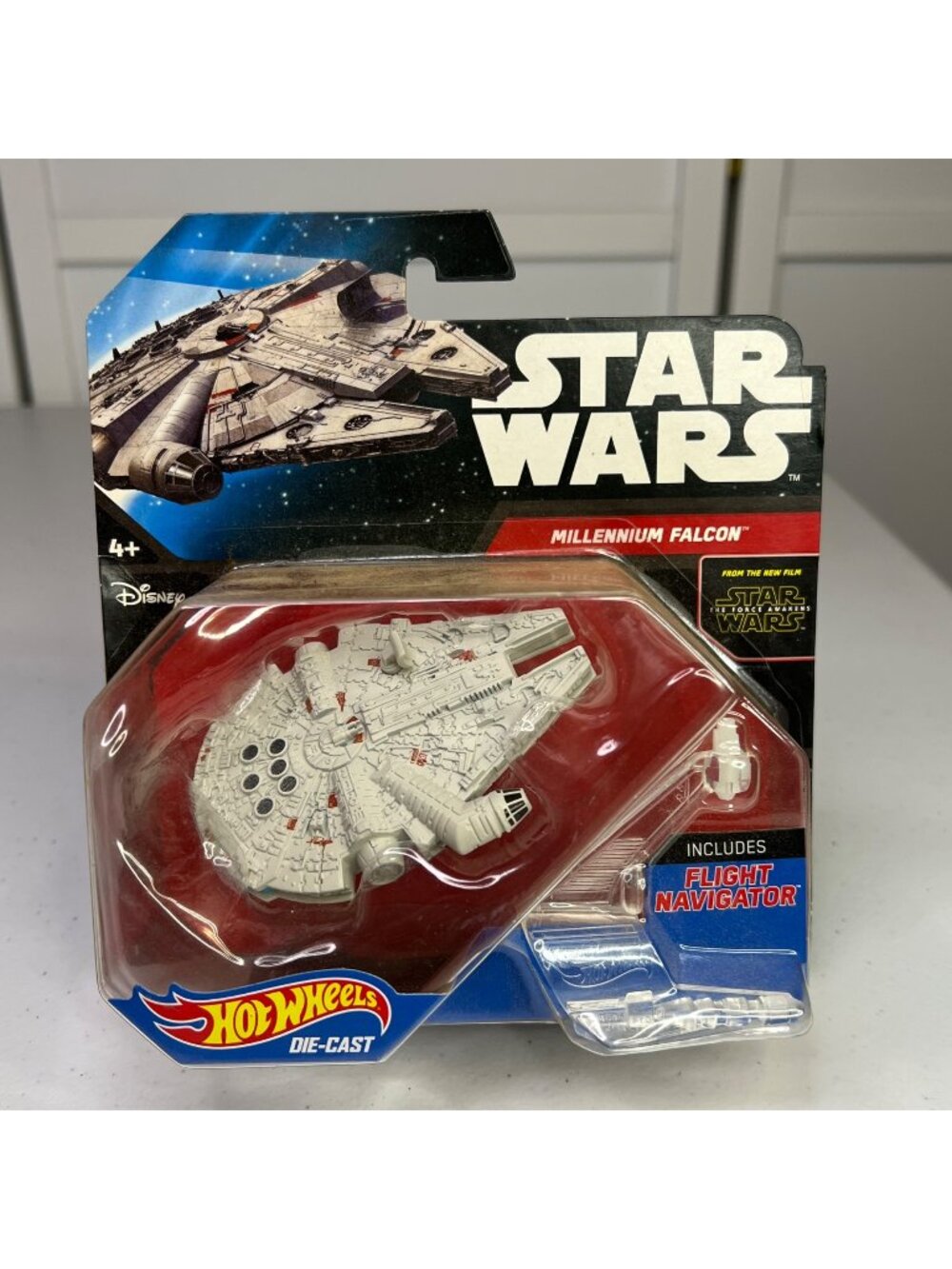 Star Wars Hot Wheels Millennium Falcon Die-Cast Toy With Flight Navigator